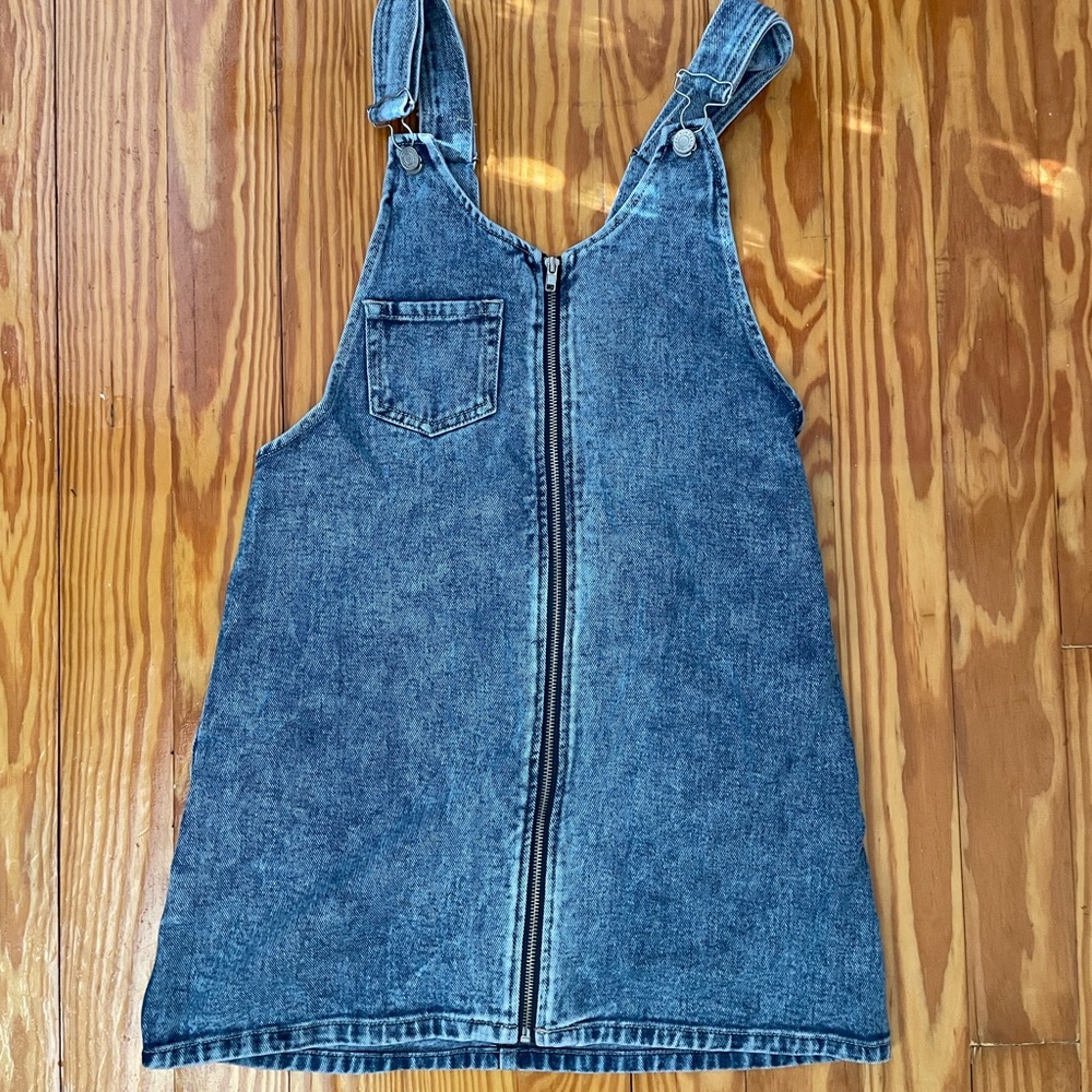 Denim overall jumper